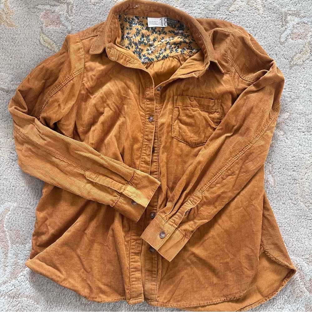 Corduroy Anthropologie Shirt